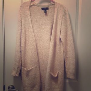 Long Oatmeal cardigan